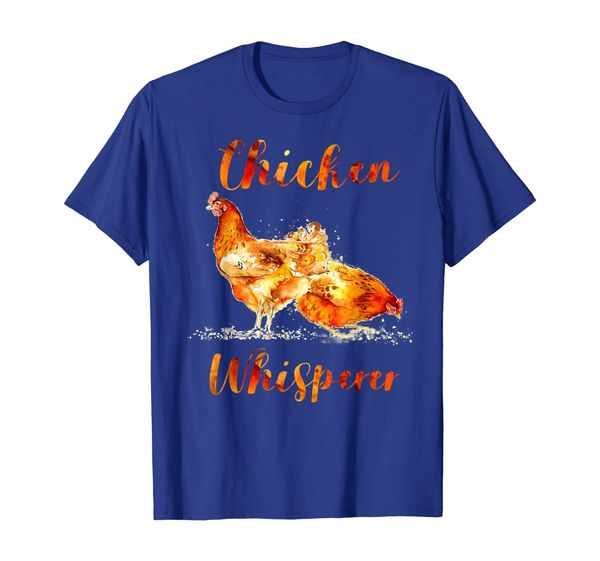

chicken whisperer t-shirt - funny farmer t-shirt gift, White;black