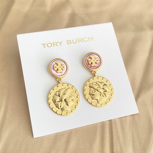 

fine jewelry online wind greek goddess head earrings mother shell fashion texture gold plated earrings 65% off store online sale, Golden;silver