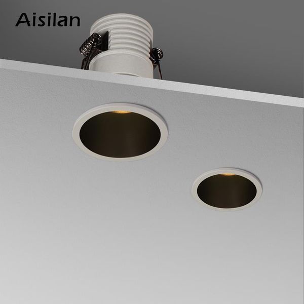 

aisilan mini led downlight 5.5cm cut hole cabinet deep anti glare spot light wine cabinet, window lighting 7w cree cri 93