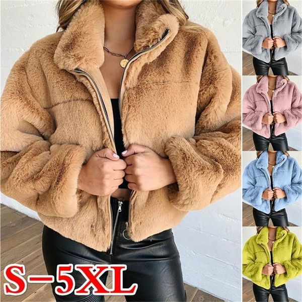 

women's wool & blends woman winter coats and jackets solid color zipper fall clothes for women stylish 2021 female ropa de invierno muj, Black