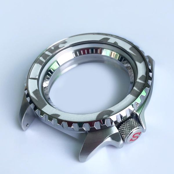 

repair tools & kits watch case for skx007/srpd55 diving automatic 300m water proof sapphire/mineral glass rotating bezel