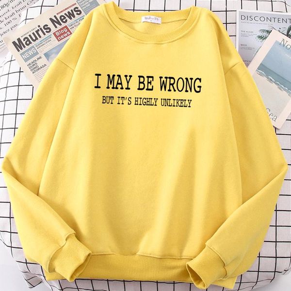 

men's hoodies & sweatshirts i may be wrong letter printed men hoodie harajuku fleece hoody fashion crewneck sweatshirt vintage oversize, Black