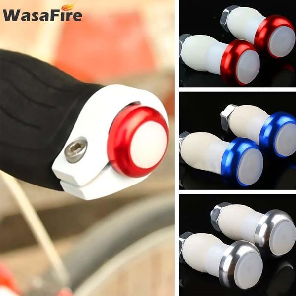 

bike lights 2pcs/set battery powered bicycle handlebar light signal lamp cycling led bar end plugs indicator safety