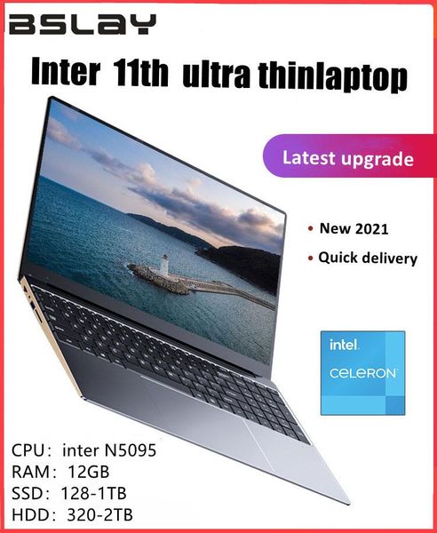 

lap bslay u-book 15.6 inch 6/12gb ddr4 ram 128g 256g 512 1tb ssd windows 10 lapintel 11th n5095 quad core student notebook