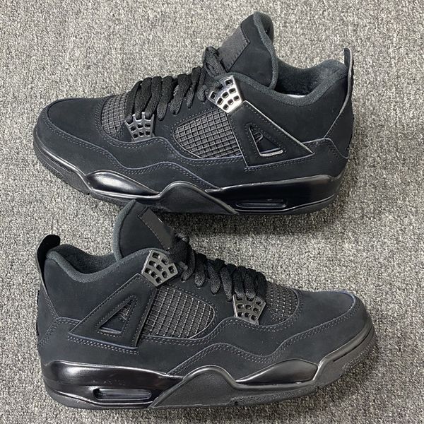 

4j black cat basketball shoe men athletic shoes sneakers cu1110-010 with box