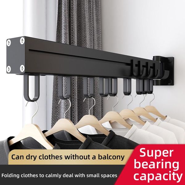 

hangers & racks clothes drying foldable wall mounted horse indoor heavy duty multifunctional for balcony bathroom