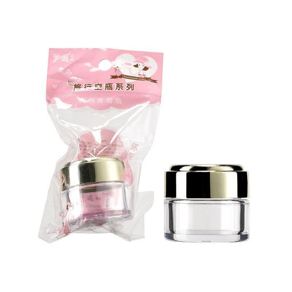 

random color clear plastic lightweight eye cream pot cosmetic skin care refillable handy jar container sub-bottling