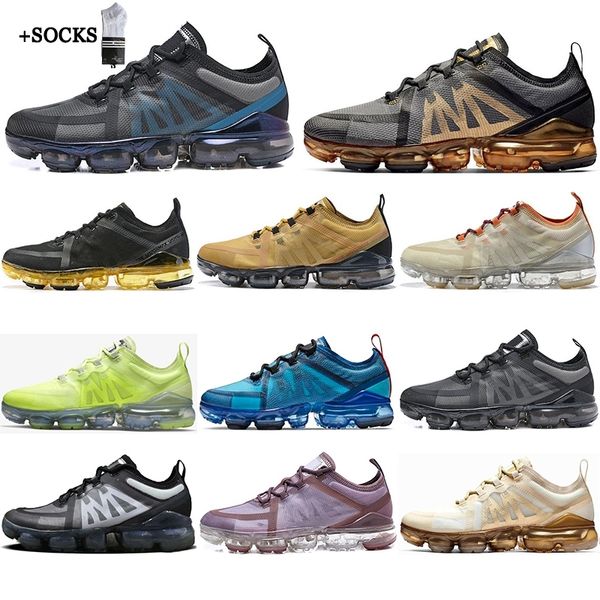 

new running shoes men women triple black grey aluminum blue canyon gold white lime purple volt chaussures mens trainer sports sneakers 36-45