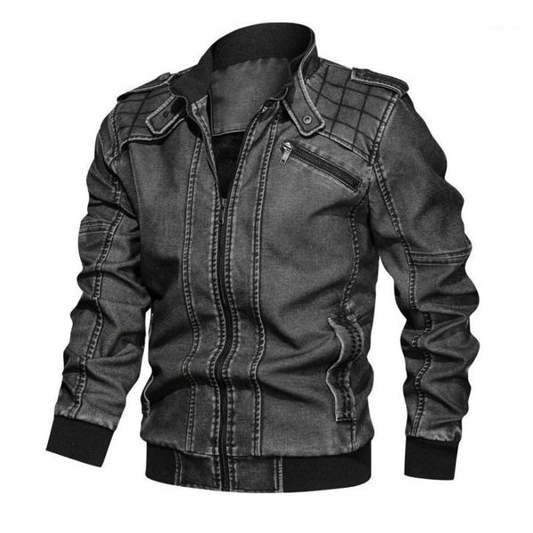 

mens leather jackets classic motorcycle jacket male plus faux men spring drop men's, Black;brown