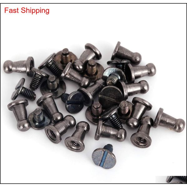 

tsunshine black gunmetal head button studs and posts, metal screwback studs, chicago screws for leather qylftq new_dhbest, Silver