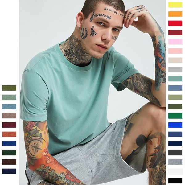 

new artie summer men's cotton washing water bristles advertising sash shirt short-sleeved t-shirt male custom manufacturers, White;black