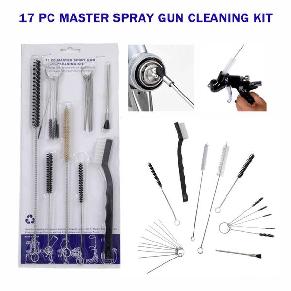 

professional spray guns wenxing 17pcs airbrush gun nozzle cleaning repair tool kit needle & brush set