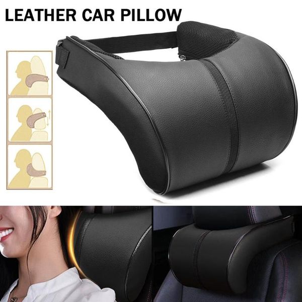 

seat cushions pu headrest and nneck cushion, memory foam auto parts, headrest, neck brace, cotton car pillow