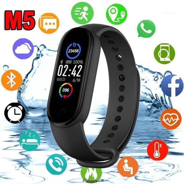 

smart wristbands m5 smarth watches sport fitness tracker pedometer band heart rate blood pressure call bracelet1