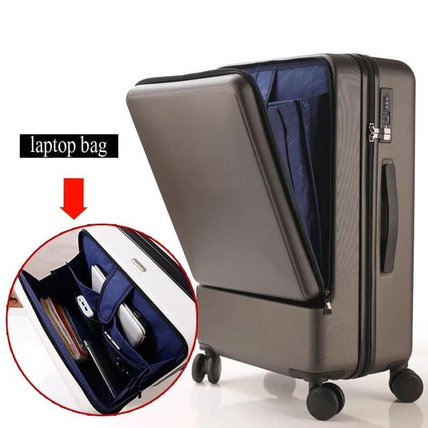 

suitcases fashion travel suitcase, cabin rolling luggage with lapbag,women trolley on wheels,men upscale business