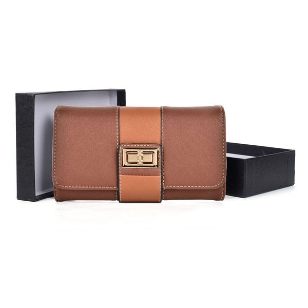 

evening bag women's wallet middle and long splicing fashion trend
