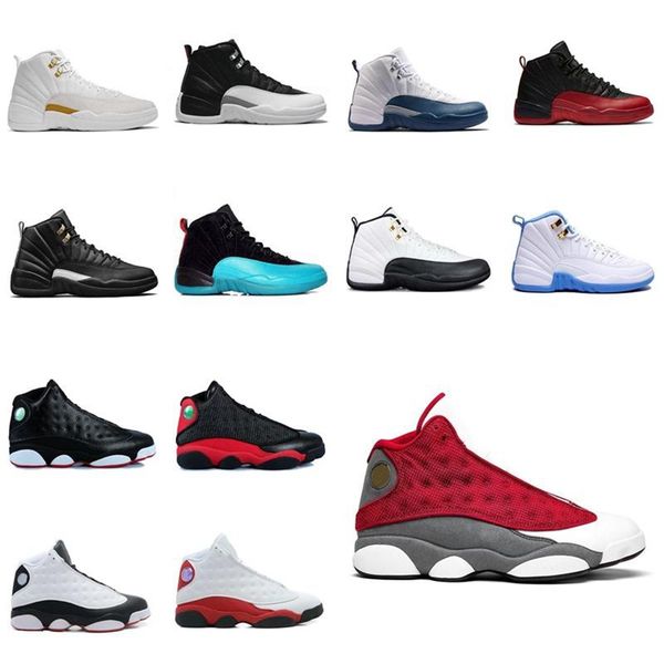 

12 basketball shoes 12s boots utility dark concord indigo reverse flu game royal twist mens trainers sports sneakers dhpr59, Black