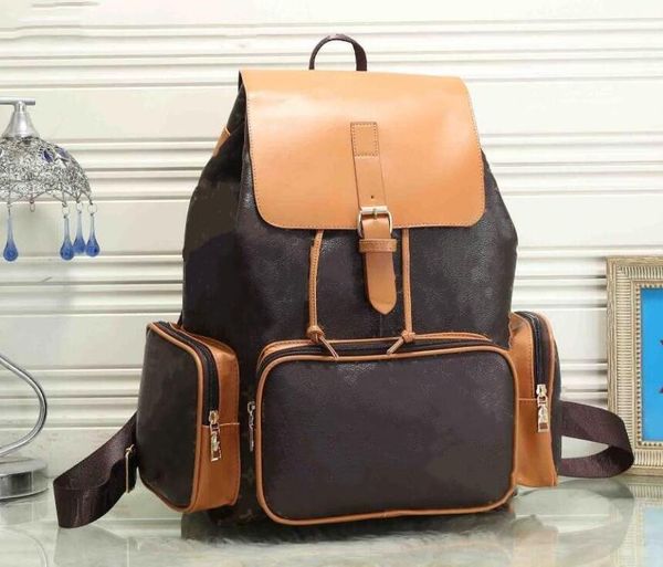 

fashion backpack large women genuine leather back pack for men shoulder bag handbag presbyopic 45cm backpacks lady messenger bags size:45*14