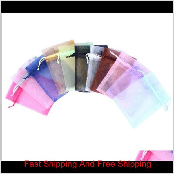 

7x9cm wedding decorations baby shower organza bags jewelry gifts party favor candy birthday supplies jllzeb insyard