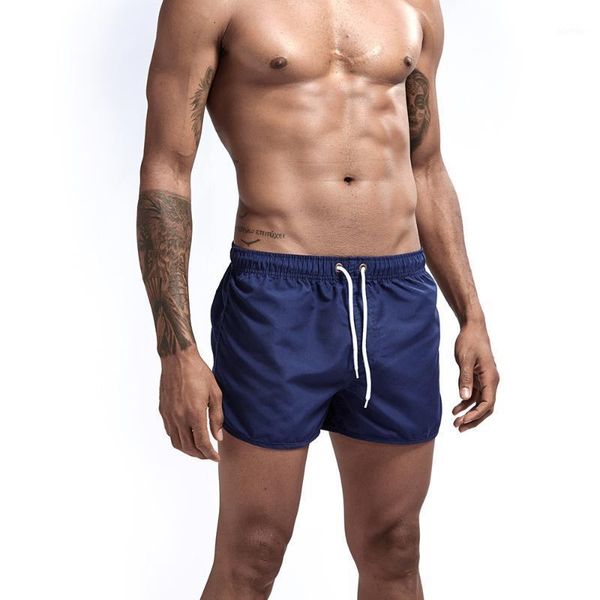 

men's swimwear 2021 summer style beach pants men's shorts surf solid color big1