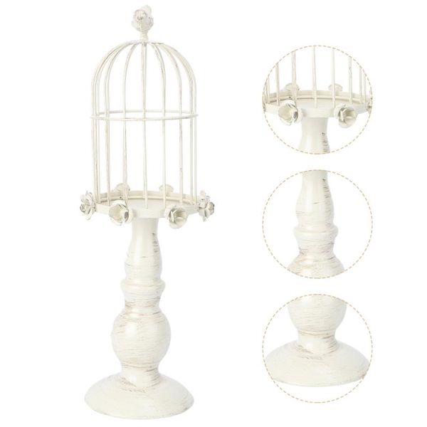 

1pc unique birdcage candleholder candle stand decor romantic candleholder