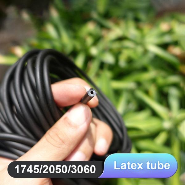 

resistance bands 5m black antie rubber latex tube 1745/2050/3060 for slings outdoor catapult hunting accessories