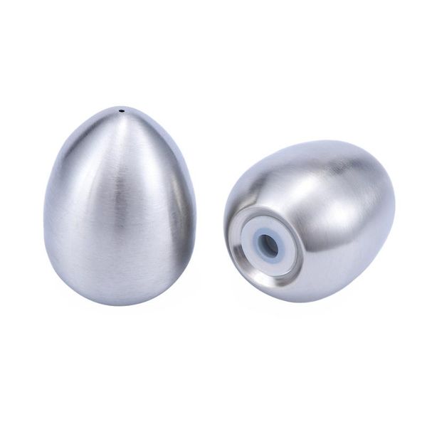 

storage bottles & jars spice jar egg shape stainless steel pepper shaker salt set toothpick holder kitchen seasoning case creative stocked