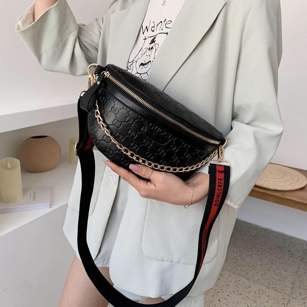 

womens purses & handbags chest bag women's fashion new messenger personality wide shoulder belt leisure waist purse p6d7