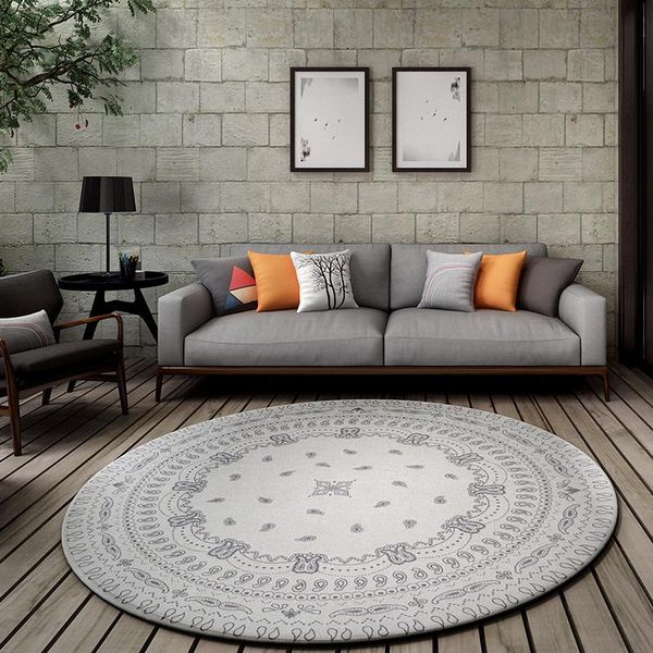 

carpets nordic modern round bedroom rugs living kids room computer chair table sofa carpet study mat coffee