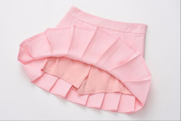 

womens skirts summer new a line high waist pleated skirt college wind skirt drop shipping good quality, Black