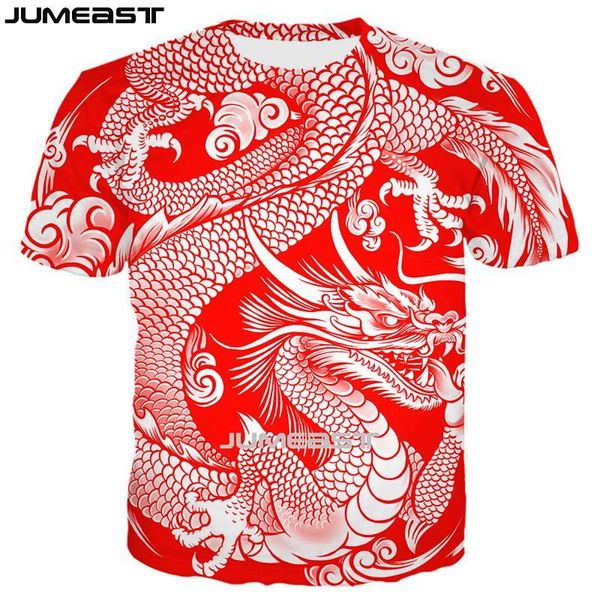 

men's t-shirts jumeast brand men/women 3d printed t-shirt chinese paper-cutting art short sleeve t shirt sport pullover tees, White;black