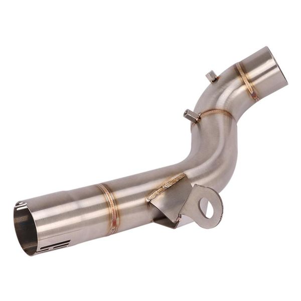 

motorcycle exhaust system slip on mid connect tube delete catalyst stainless steel for f750 850gs 2021-2021