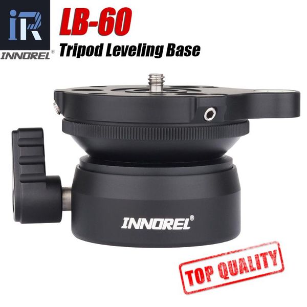 

innorel lb-60 tripod head leveling base level horizontal adjustment platform for professional pgraphy camera video recorder