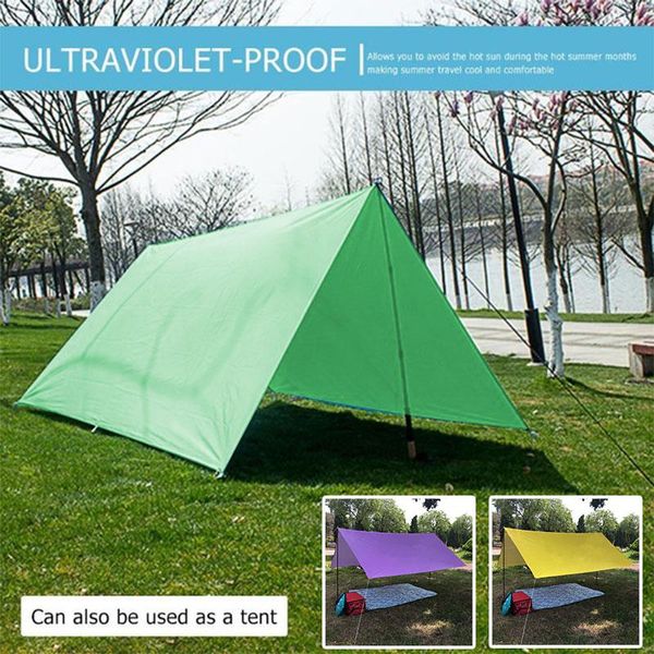 

outdoor pads practical outdoors moisture proof shade canopy gazebo sail camp waterproof camping cloth 300x300cm awning travel portable