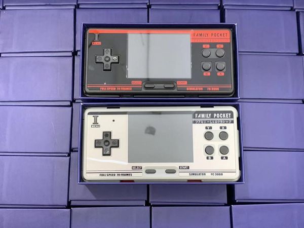 

8 bit 3'' pocket retro portable mini handheld game players family av tv output built-in 1224