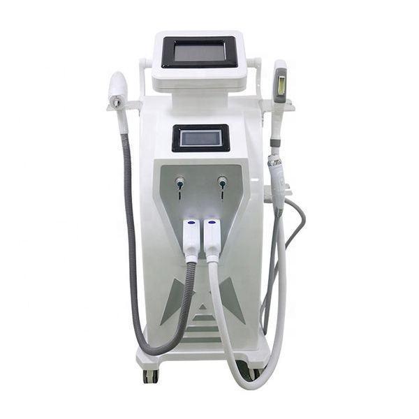 

powerful new bouble screen 4 in 1 ipl elight hair removal laser ipl opt tattoo/ acne/pigment/wrinkle/vascular removal machine, Black
