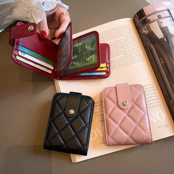 

card holders 4-colour fashion genuine leather women men driver license cover business holder multifunction coin purse wallets, Brown;gray