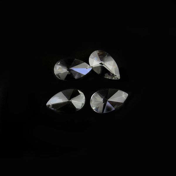 

50pcs/lot 38mm pear shape crystal prism chandelier pendant curtain for parts
