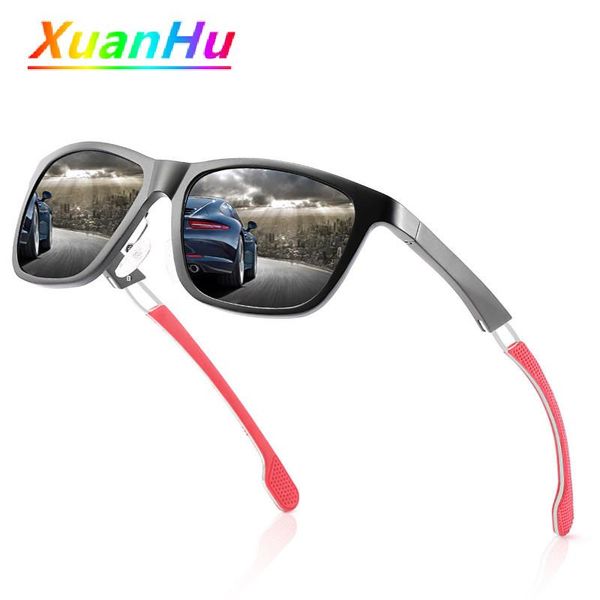 

sunglasses men's classic aluminum magnesium polarized 144, White;black
