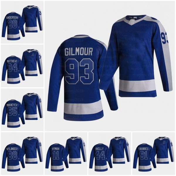 

woman 2020-21 reverse retro jersey john tavares morgan rielly auston matthews mitchell manner frederick anderson mazin joey anderson jerseys, Black
