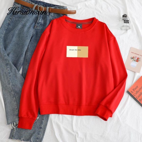 

cotton graphic sweatshirt women spring new letter printed pullovers casual harajuku kawaii korean loose clothing, Black