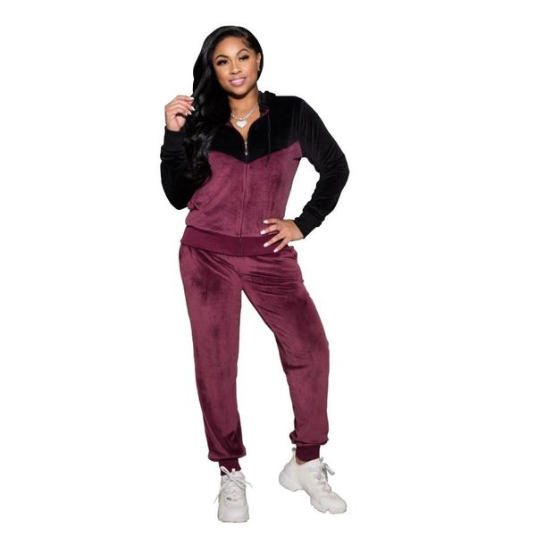 

women's two piece pants tracksuits casual set women clothing o-neck long sleeve coats sweatshirts and sweatpants matching fall 2022 fit, White