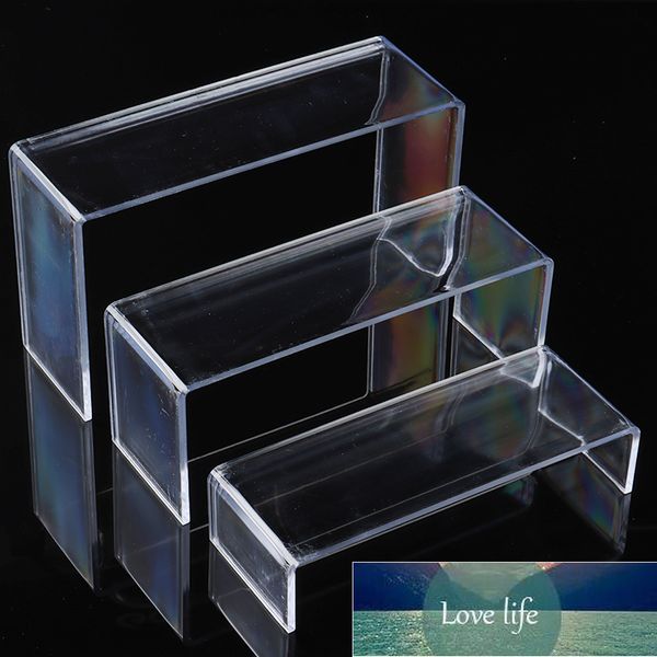 3 teile / satz Transparente Acrylschuhe Display Stand Schmuck Kosmetik Ornamente Uhren Rack Organizer Holder Unterschiedliche Größen Factory Price Experte Design Qualität