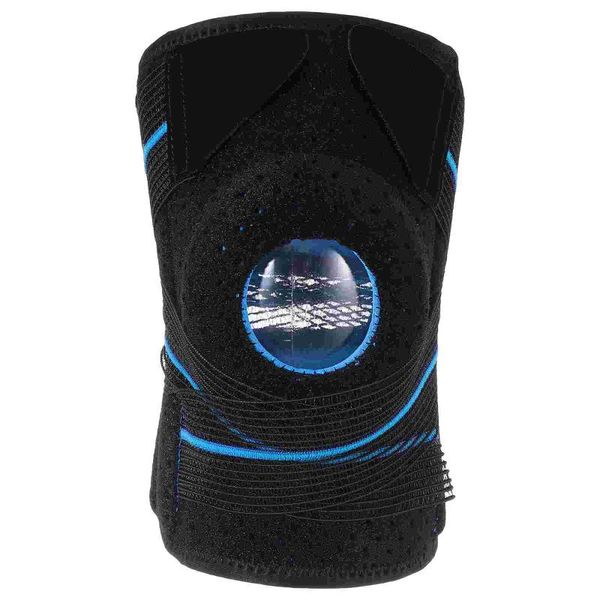 

elbow & knee pads 1pc strap-on kneepad joint brace sleeve support protector, Black;gray