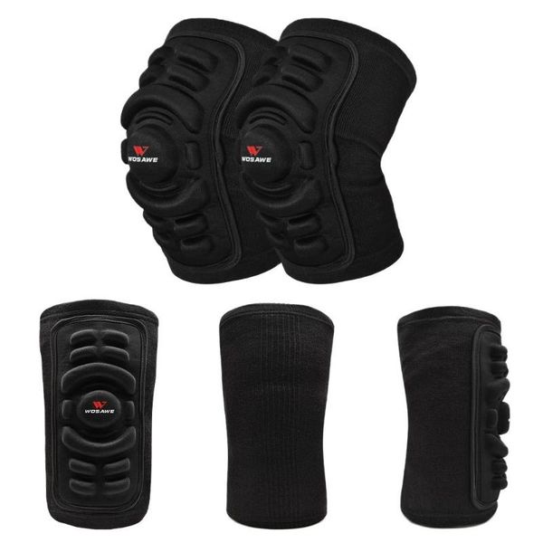 

elbow & knee pads and mountain bike cycling protection set dancing brace support mtb eblow protector, Black;gray