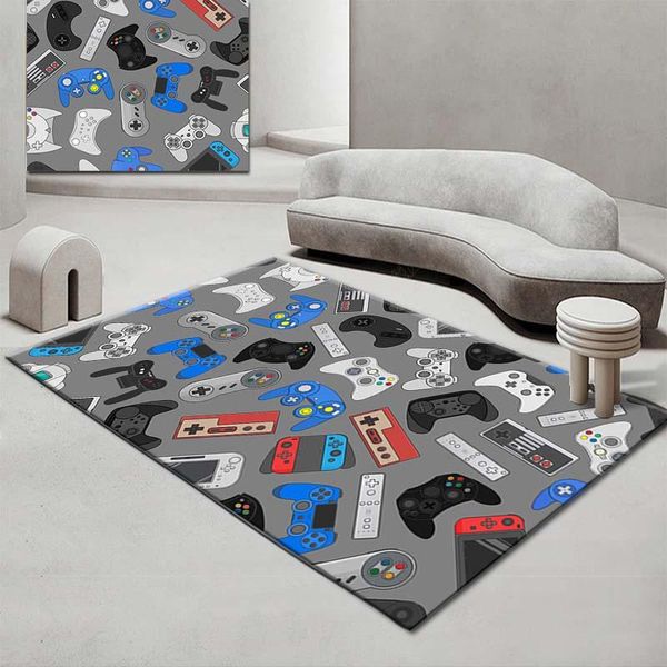 

carpets cartoon prints carpet protective floor mat for kids living room kitchen doormat absorbent washable no-slip anime rugs home decor