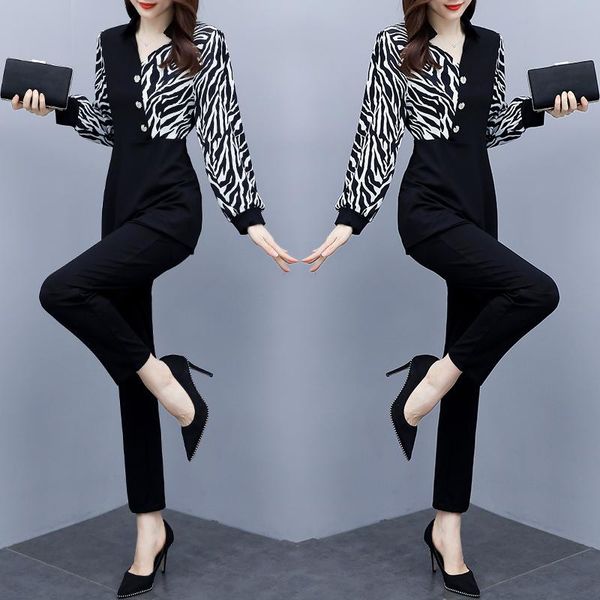 

women's two piece pants design office lady stitching peach heart slimming suit plus size women clothing set ensemble femme survetement, White