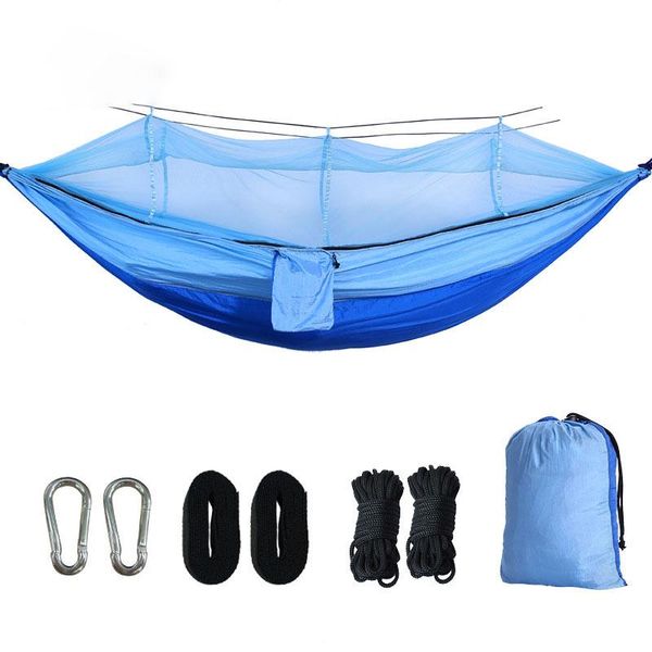 

tents and shelters outdoor camping anti-mosquito hammock portable picnic with mosquito net 1-2 person lightweight hanging bed sleep swing