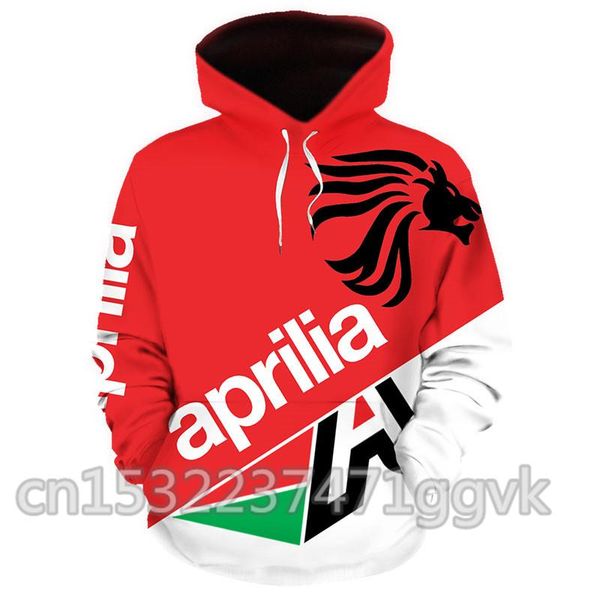 

men's hoodies & sweatshirts bomber men autumn aprilia rsv 1000 hoodie 3d jacket fashion man mv agusta casual sportswear, Black