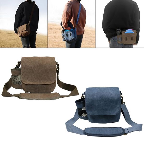 

golf bags portable backpack accessories with bottle holder disc for storage bag supplies women men